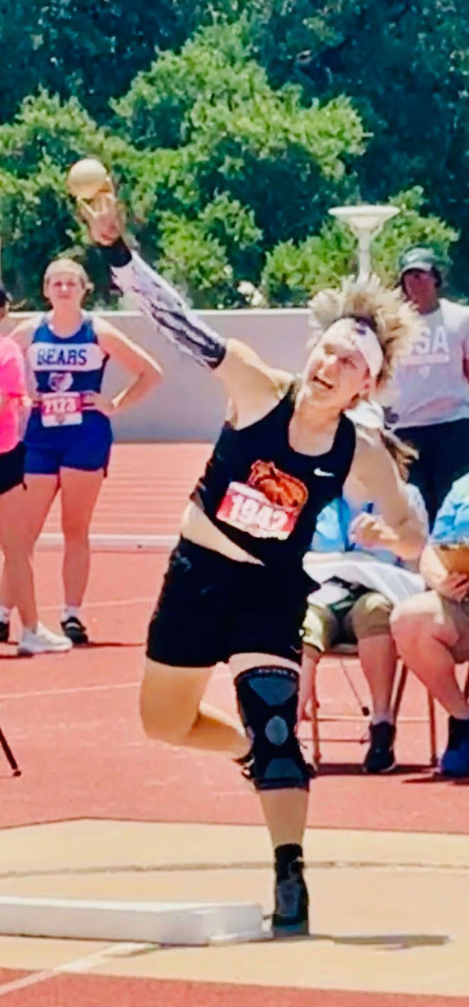 Talon Blount finished 4th with a distance of 117 ft.. | COURTESY PHOTO