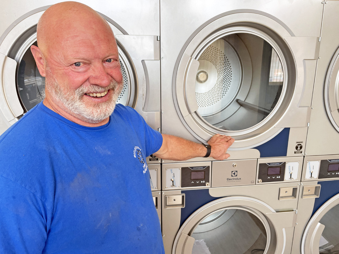 MATADOR MAYOR Pat Smith will soon add to his business operations in Matador with a coin-operated laundromat on Bailey Avenue.“I just want to do something helpful for the town,”he said. | CAPROCK COURIER