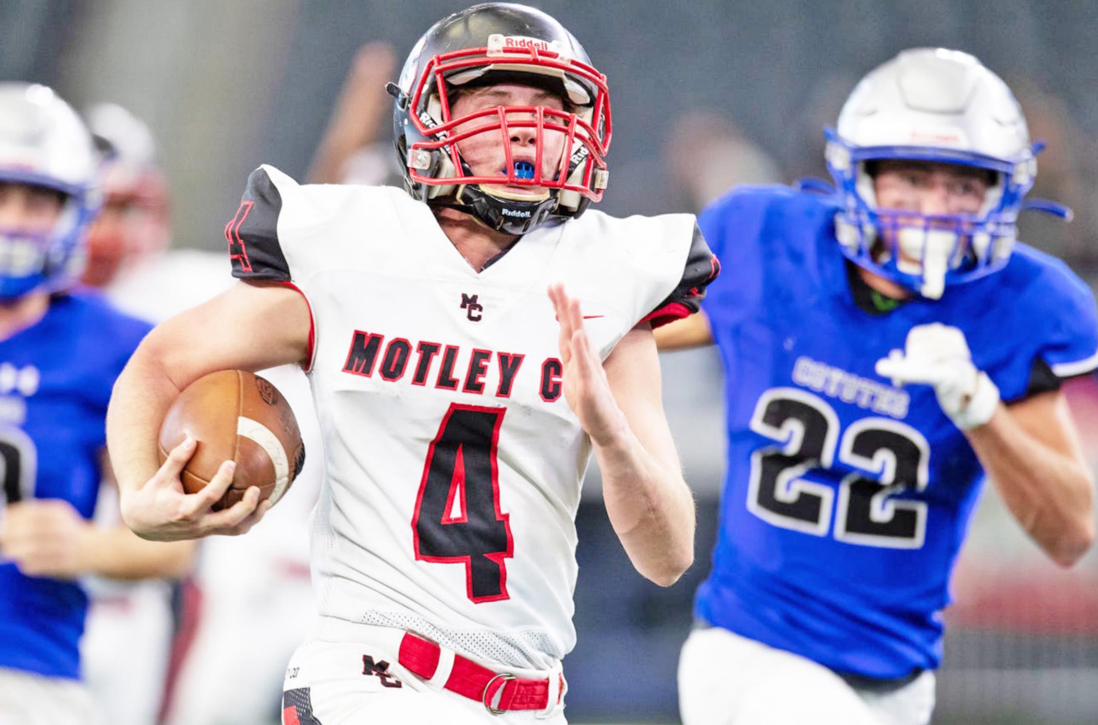 RECORD-SETTER RETURNS Running back Jake Richards, who set the state single-season rushing record as a sophomore in 2019, only to miss six games in 2020, is back this fall for the Motley County Matadors. | COURTESY PHOTO