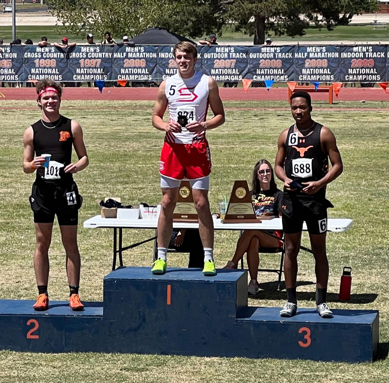 STATE QUALIFIER Paducah’s trackster Cord Piper is State bound in the 110 hurdles with a time of 14.89. He will compete at State in Austin later this month. | COURTESY PHOTO