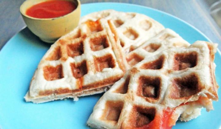 YOUR WAFFLE IRON is one way to mix things up in the kitchen, with these simple, stuffed calzones. | ANGELINA LARUE