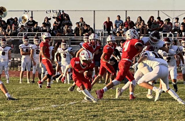 BIG BOOKER BRUISERS Silverton’s Owls were faced last week with a large-sized team and a deep, athletic bench of substitutes. | COURTESY PHOTO