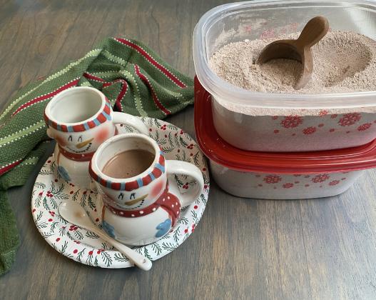 SHAKE, SHAKE, SHAKE to combine these contents into a dreamy, velvety hot cocoa mix. | Angelina LaRue photo