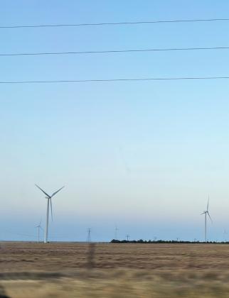 ACROSS RURAL WESTERN BRISCOE COUNTY turbines make use of a commodity the area has in abundance—wind. | CAPROCK COURIER