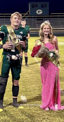 2025 JAGUAR HOCO KING &amp;amp; QUEEN Seniors Kaleb Green and Natalie McWhirter were crownedthe2025Homecoming King and Queen during Friday night’s game at Guthrie, Oct. 3. | COURTESY PHOTO