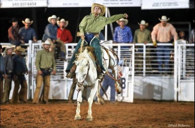 SADDLE UP! Friday and Saturday nights, working-ranch rodeo returns to the arena in Roaring Springs,Texas, for the 103rd annual collaborative event with Motley and Dickens Counties. Youth events take place Thursday, Aug. 27. | PAUL ROBERTS PHOTO