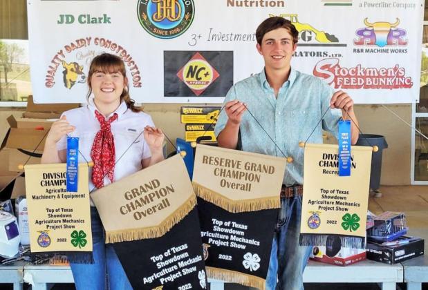 Lindee Miller wins Top of Texas FFA honors