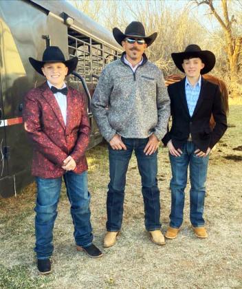 GUTHRIE RODEO FINALISTS Hazen Lamb and Rylan Lamb have qualified for the Texas State Junior High and High School Rodeo Finals, which is not easy—as only 10 qualify from each region. Hazen competes in team roping while Rylan competes in calf roping, ribbon roping, goat tying, chute dogging and team roping. Junior high finals for Rylan will be held in Gonzales May 21-27; high school finals for Hazen will be held in Abilene June 4-10. | COURTESY PHOTO