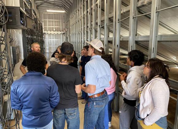 SILVER(TON) MINING Silverton High seniors toured Soluna’s Project Dorothy cryptocurrency mining operation south of Silverton last week and learned about Bitcoin and digital mining operations. | COURTESY PHOTOS