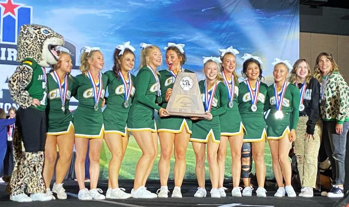 STATE RUNNERS-UP The Guthrie cheerleader squad was recognized as State Cheer Competition runners-up last week in Fort Worth. They competed with squads across the state and advanced to the finals, with only Munday rated higher among the 1A cheer squads in the state. MORE PHOTOS, PAGE 6 | TEXAS 1A FAN PHOTO