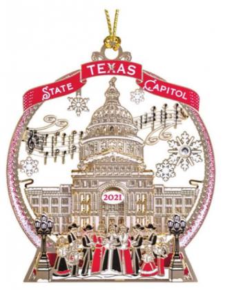 2021 Texas Capitol Ornament available at the Motley County Library