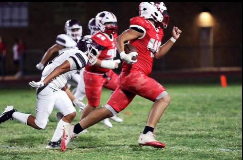 SILVERTON WINS With Zaden Ortiz and Jace Alvarado back in action, the Silverton Owls (2–3) surprised the White Deer Bucks 55–22 in front of a grateful Homecoming crowd Thursday night in Silverton. Ortiz finished the night with two TDs on the ground while throwing two more touchdowns, and Alvarado added two on the ground and one receiving. | COURTESY PHOTOS