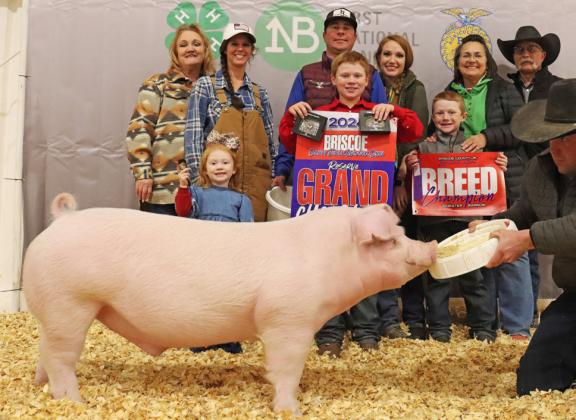BARROW RESERVE GRAND CHAMPION RYKER BURSON