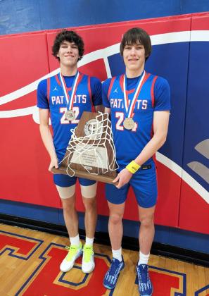 PATRIOTSTO FIRE FROGS Valley’sTaylor brothers Kanyon and Corbin have transferred to play basketball for the Fire Frogs at PHH Prep in Phoenix, Arizona in the search for D1 college recruitments. | COURTESY PHOTOS