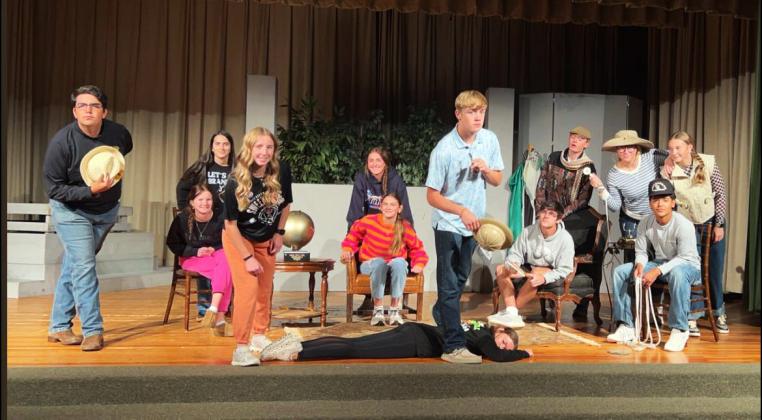 Last week Guthrie Junior High and Guthrie High School put on their fall One Act Play performances. The Junior High students performed “The Price” and the High School performed“TheAttemptedMurderofPeggySweetwater.”Between the two shows the Junior Class meal and a cake auction were held. | COURTESY PHOTOS
