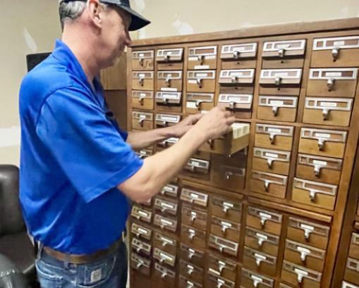 TITLE EXAMINERS Brady Watson (above) and Libby Cruse have taken over Warren Title in Dickens and Motley County Abstract in Matador, reopening as Rolling Plains Title of Texas. | CAPROCK COURIER