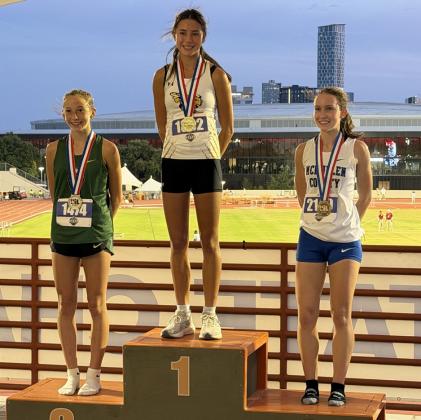 STATE TRACK Guthrie’s Hallie Irons finished 2nd in state| COURTESY PHOTO