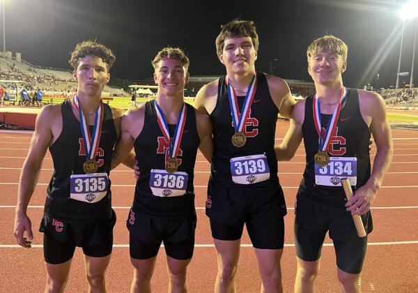 STATE TRACK The Motley County boys relay team earned state honors. | COURTESY PHOTO