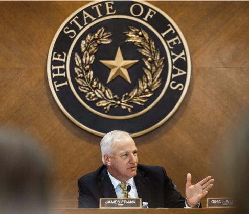 SPEAKERCANDIDATE Rep. James Frank of House District 69 which includes Motley, Cottle and King counties, announced that he would be a candidate for the Texas Speaker of the House leadership position. | TEXAS TRIBUNE PHOTO