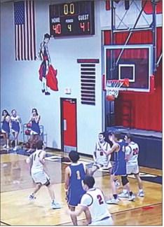 NICK OF TIME The NFHS broadcast of Jan. 27’s hoops matchup between the Motley County Matadors and the Spur Bulldogs captured the moment the Mats’ last-second game-winning shot drops into the basket. DETAILS, PAGE 5 | COURTESY PHOTO