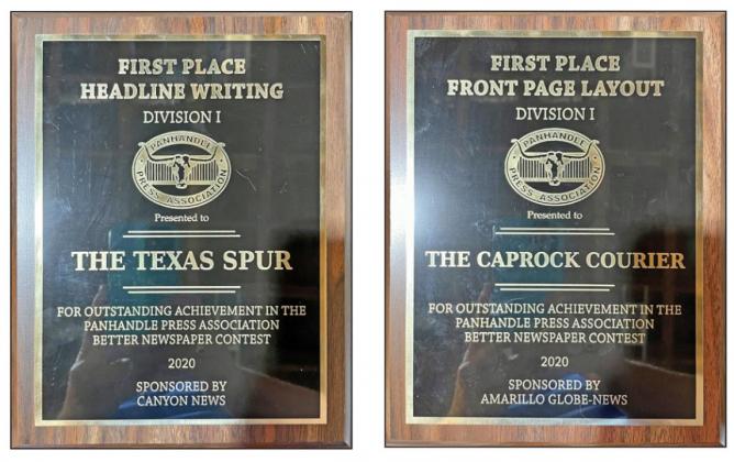 Texas Spur, Caprock Courier take Division 1 awards
