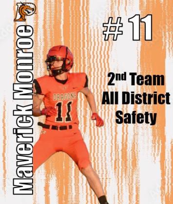 MAVERICK MONROE Freshman, 2nd Team Safety