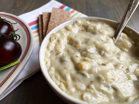 SOUP’SON A cream-based soup can be a very heavy meal, and high in calories, fat, and cholesterol— but a version of cream-based soups can be made with healthy alternatives. | ANGELINA LaRUE PHOTO
