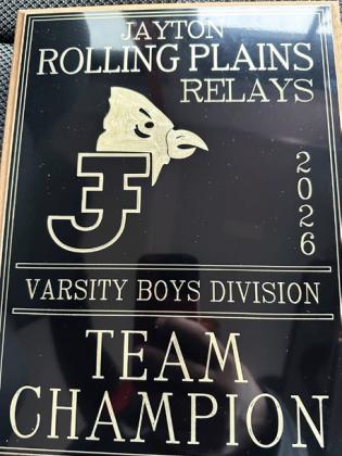 CHILL CHAMPIONS The Motley County Matadors and Lady Mats track and field teams competed in a blustery, dusty, chilly Rolling Plains Track Meet Friday at Jayton, where the boys varsity team won the meet. Congratulations go to all. | COURTESY PHOTOS