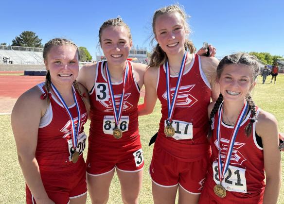 Silverton Girls , Relay State Track | COURTESY PHOTOS.