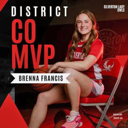 BRENNA FRANCIS Co-Most Valuable Player