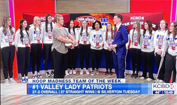 SPOTLIGHT ON VALLEY LADY PATRIOTS KCBD-TV TEAM OF THE WEEK