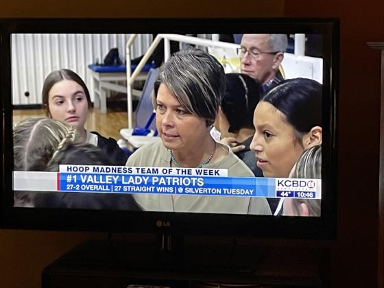 SPOTLIGHT ON VALLEY LADY PATRIOTS KCBD-TV TEAM OF THE WEEK