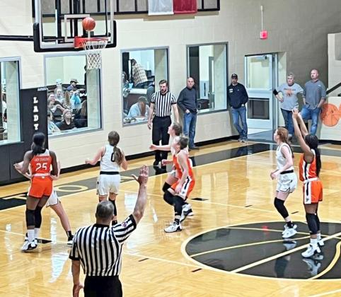 LADY DRAGONS LOSS The Paducah girls varsity basketball team lost to Jayton 30-23 on the road last week. The Lady Jays are ranked #9 in the state. | COURTESY PHOTO