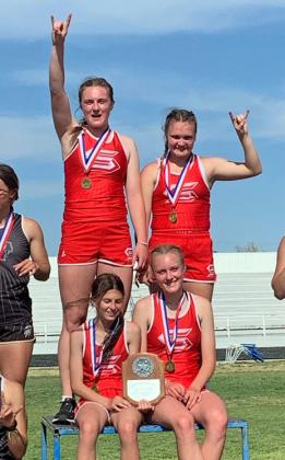 Silverton girls win Area track meet