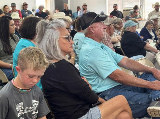 TURKEY TOWN HALL turned out dozens of citizens, residents and visitors for a three-and-a-half hour discussion last Thursday. | CAPROCK COURIER