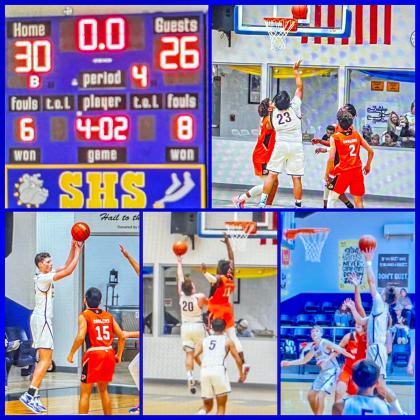 PADUCAHBOYS The Paducah Dragons varsity boys basketball team split a pair of district games last week. On Tuesday, they lost to Spur 30-26 on the road and on Friday they defeated Motley County 78-18 at home. | COURTESY PHOTO