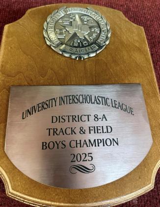 Matadors varsity boys District track champions