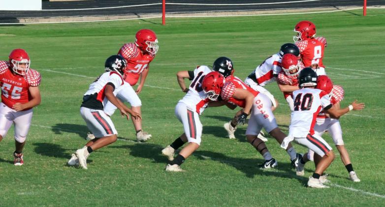 The Motley County Matadors faced the Silverton Owls last week in their first scrimmage of the year. | COURTESY PHOTO