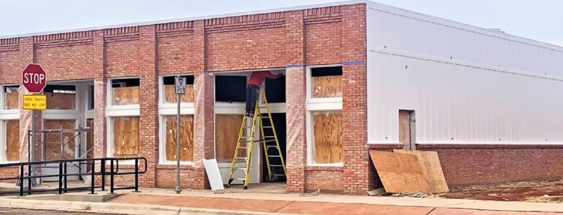 CROSSROADS CAFE Developer Mark Hicks says that the Crossroads Cafe in downtown Paducah will be ready to open in September 2022. | COURTESY PHOTO