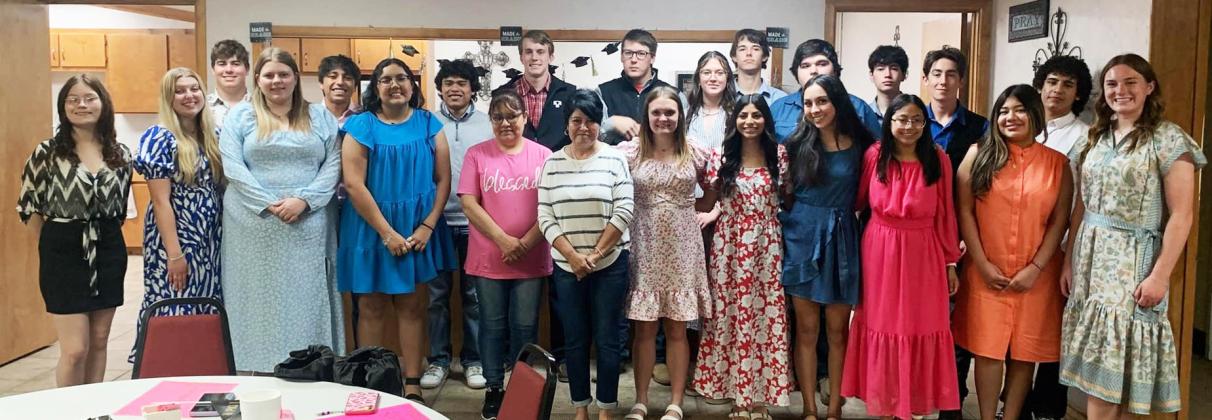SENIORS RECOGNIZED Our Lady of Loreto Catholic Church held a luncheon last week to recognize Silverton’s graduating seniors. | COURTESY PHOTO