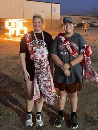 MR. &amp; MISS FLAME for 2024 were Madison Gamble (left) and Ben Trevino, who lit the “SHS” ablaze for Homecoming festivities. | COURTESY PHOTO