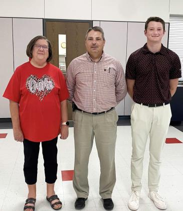 SCHOOL SUPPORT First National Bank has provided ongoing support to the Silverton school, students, and community, including a back-to-school lunch for teachers and staff and help in raising money for Silverton Lift-A-Thon that provided $600 toward the school athletic program. | COURTESY PHOTOS