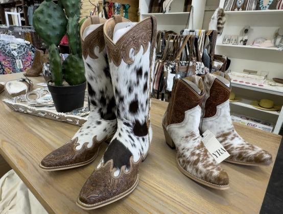 BIG RIGS The blue Salt Fork Outfitters semi, a mobile showroom for a wide selection of boots, hats, belts and accessories for men and women, will pull into the Motley-Dickens Rodeo &amp;amp; Reunion grounds this weekend in Roaring Springs. A second trailer will host a band performance by Justin Ross &amp;amp; Deadwood Revival Saturday afternoon. | CAPROCK COURIER