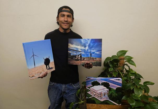 RAMON MARTINEZ JR., 1st place in Livestock and 2nd place in Briscoe County Courthouse and Farming/Ranching