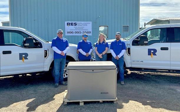 POWER TO THE PEOPLE Tulia-based Rural Energy Solutions recently launched as an outgrowth of Swisher Electric Cooperative. Their field operations team is led by experienced licensed electrician Zach Harmon, who brings over 20 years of industry expertise. | COURTESY PHOTO