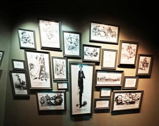 IN ILLINOIS most Route 66 signs point north and south. The Abraham Lincoln Presidential Museum and Library – also a great place for writing while enjoying a bite of lunch in the cafe – are located in downtown Springfield, the state's capital. | CAPROCK COURIER