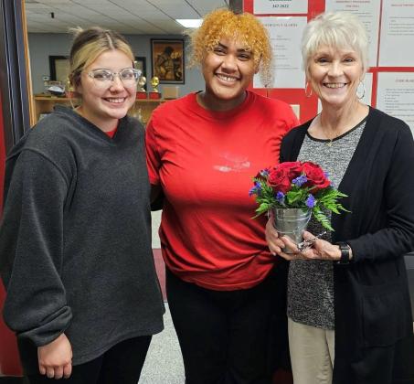 MOTLEYRECOGNITION In honor of Administrative Professionals’ Appreciation Day, Motley schools recognized Deb Spray and Michael Cotherman for all they do for the schools. | COURTESY PHOTOS
