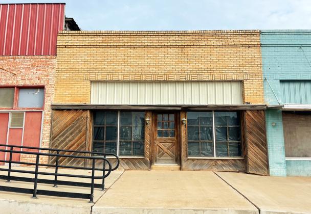 Concrete foundation poured to redevelop old storefront in Quitaque