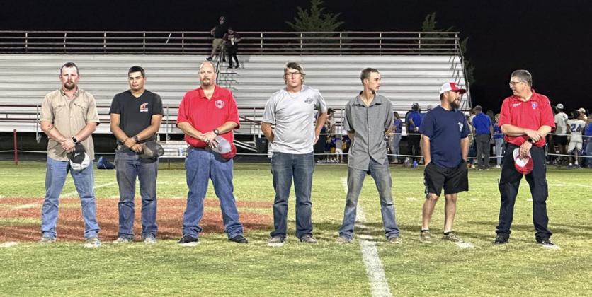 In honor of 9/11, Silverton recognized first responders during the halftime of their football game last week. | COURTESY PHOTO