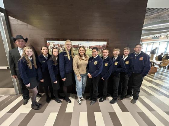 Greenhand Creed Speaking: 8th place Ansley Sanders Greenhand Chapter Conducting: 9th place- team consisting of: Kelby Harrison, Addison Rhoderick, Laney Francis, Bella Holt, Dillon Martin, Jake Mullins, Eli Francis, Julian Colunga and Briggs Holt | COURTESY PHOTOS